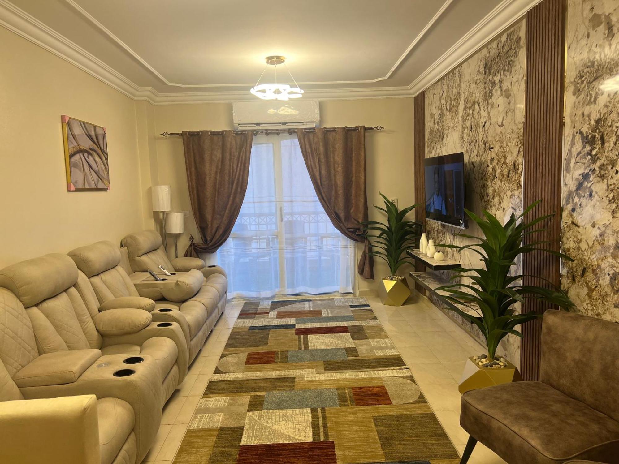 Luxurious Vip Apartment In Madinaty Furnished With High End Hotel Furniture Exterior foto